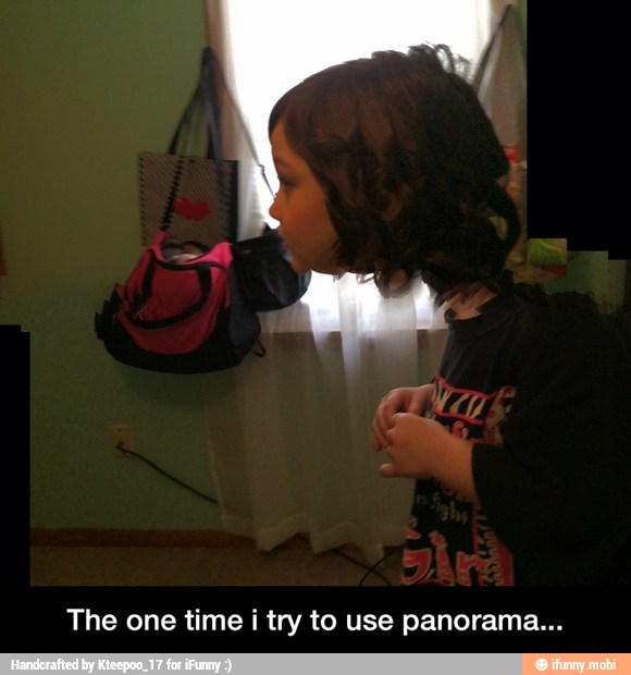The one time i try to use panorama... - The one time i try to use panorama...