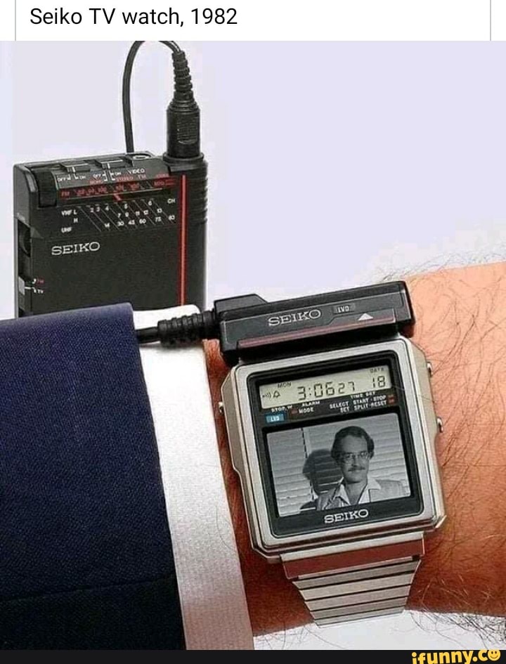 Seiko TV watch, 1982