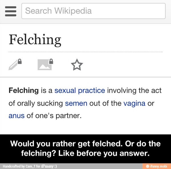 #felching.