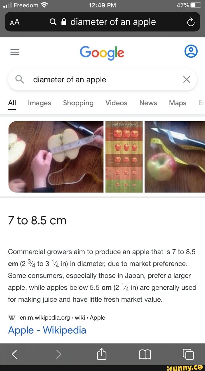 Pm Q Diameter Of An Apple Google Qq Diameter Of An Apple All Images Shopping