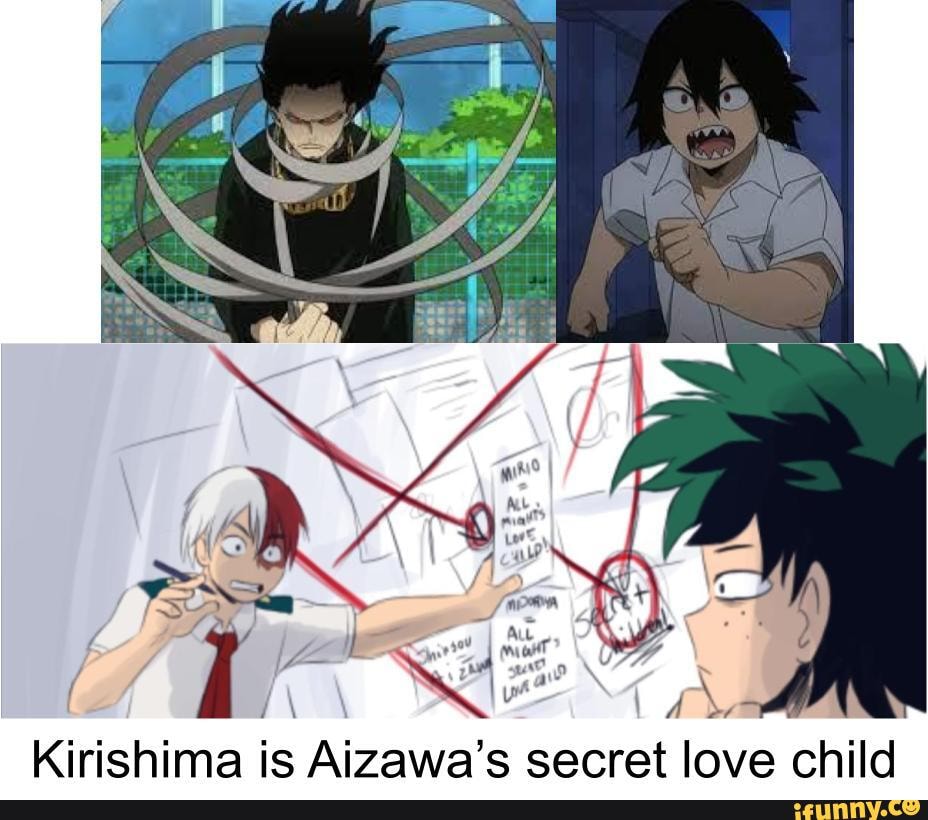 We Kirishima is Aizawa's secret love child - iFunny Brazil