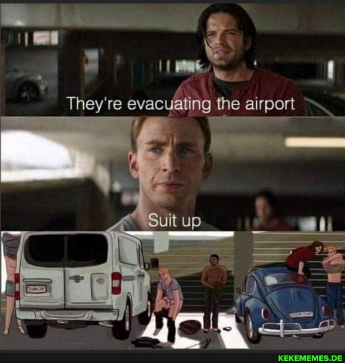 They're evacuating the airport ~ Suit up