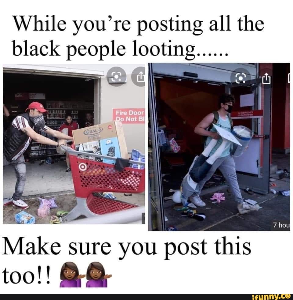 While you're posting all the
black people =a o
Make
sure you
Bost this