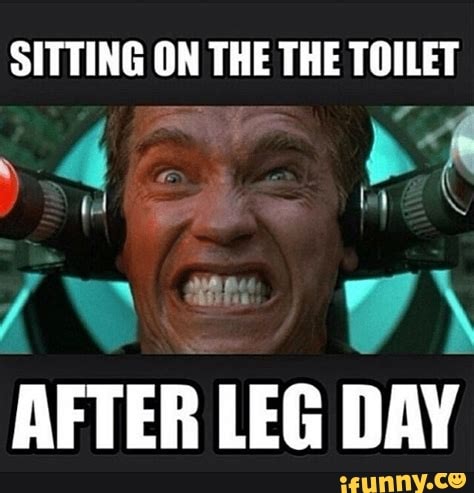 SITTING ON THE THE TOILET AFTER LEG DAY - iFunny