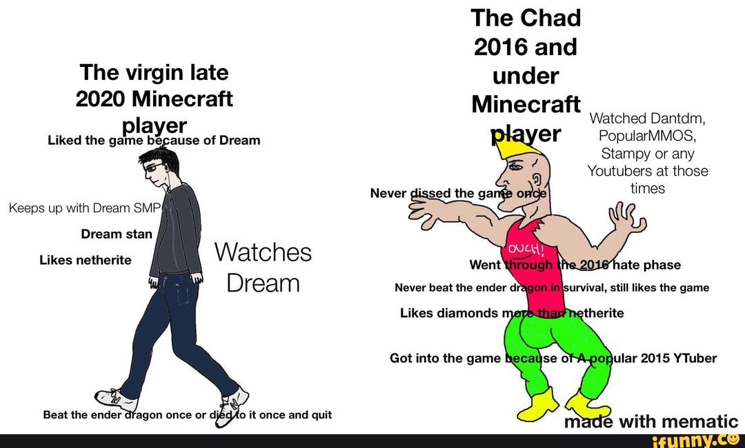 The Virgin Player-Created Sim vs. The Chad Townie : r/thesims