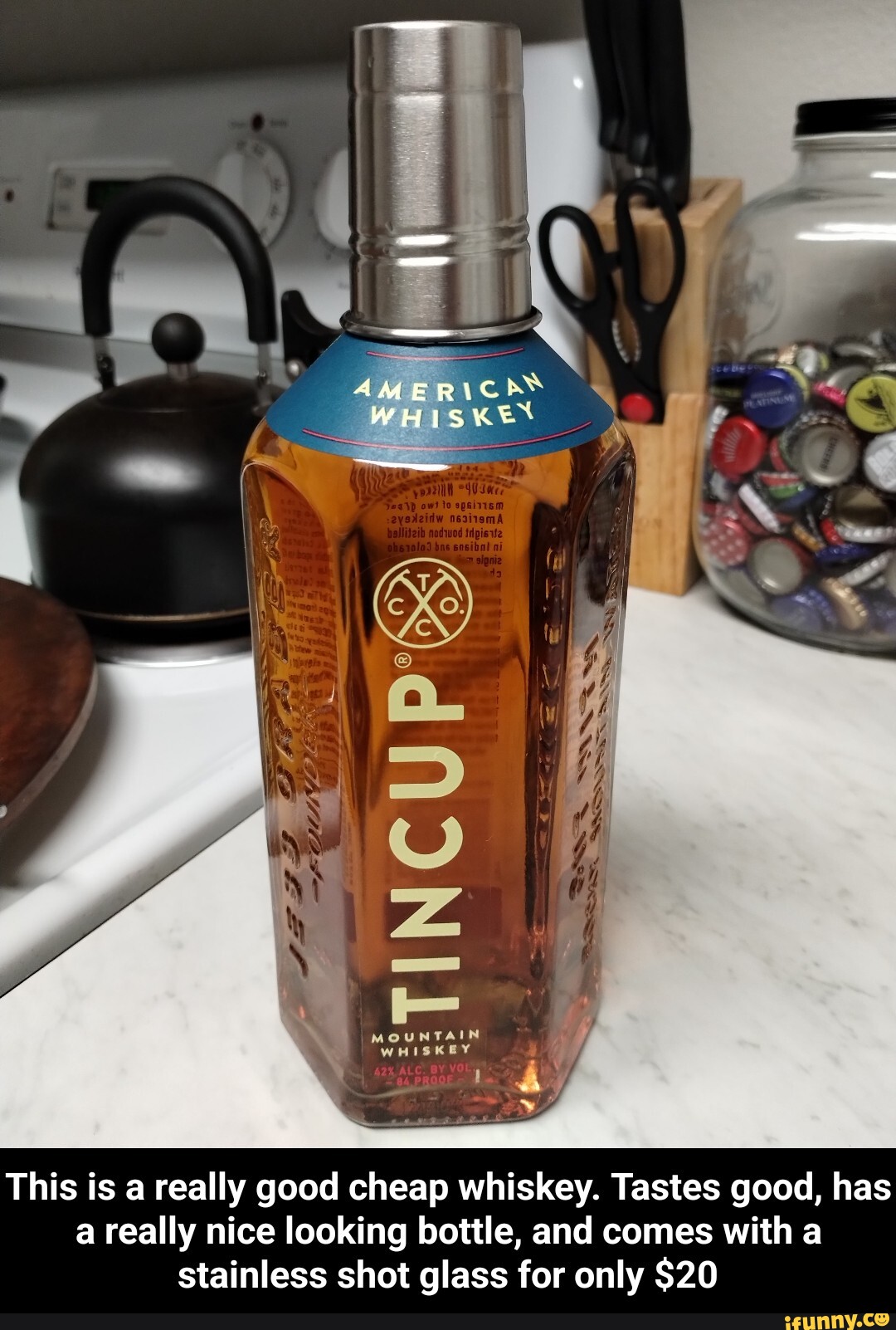 WHISKEN MOUNTAIN This is a really good cheap whiskey. Tastes good, has