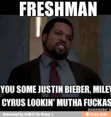 YOU SOME JUSTIN BIEBER, MILE\
CYRUS LOOKIN' MUTHA FUCKAS
