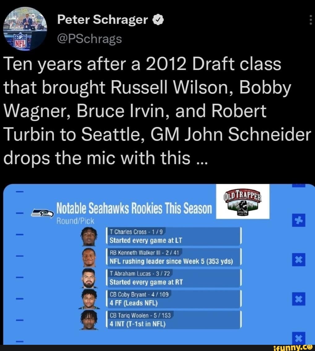 Peter Schrager PSchrags Ten years after a 2012 Draft class that