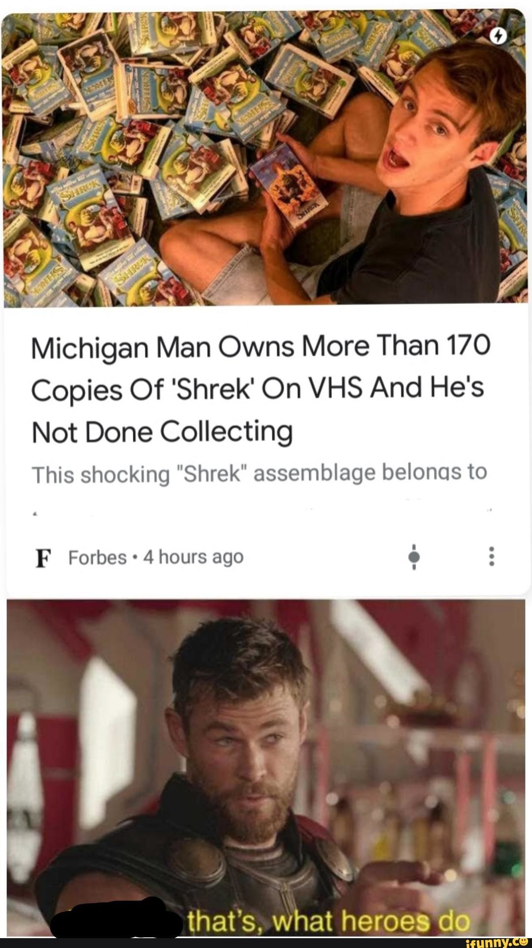 Michigan Man Owns More Than 170 Copies Of Shrek On Vhs And He S