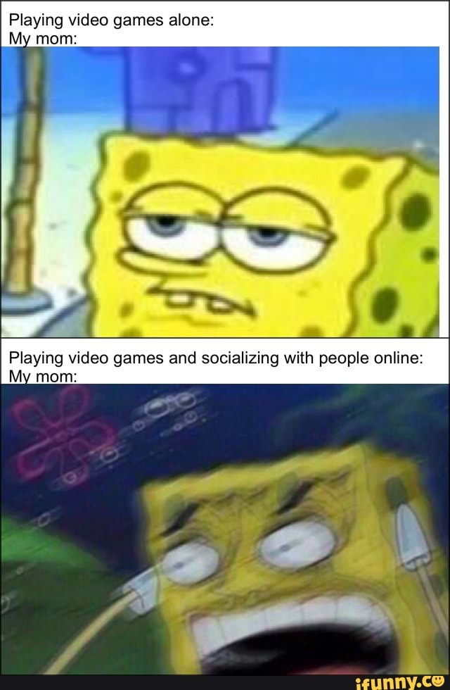 Playing video games alone:
M
