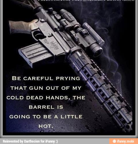 SEN
SE
CM
COLD DEAD HANDS, THE
S Se
BARREL IS
BE CAREFUL PRYING
THAT GUN OUT OF MY