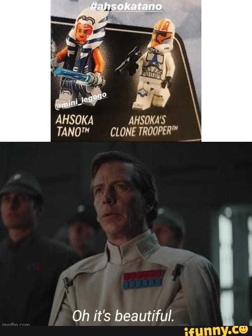 AHSOKA AHSOKA'S
TANO™ CLONE TROOPER™
Oh it's beautiful.