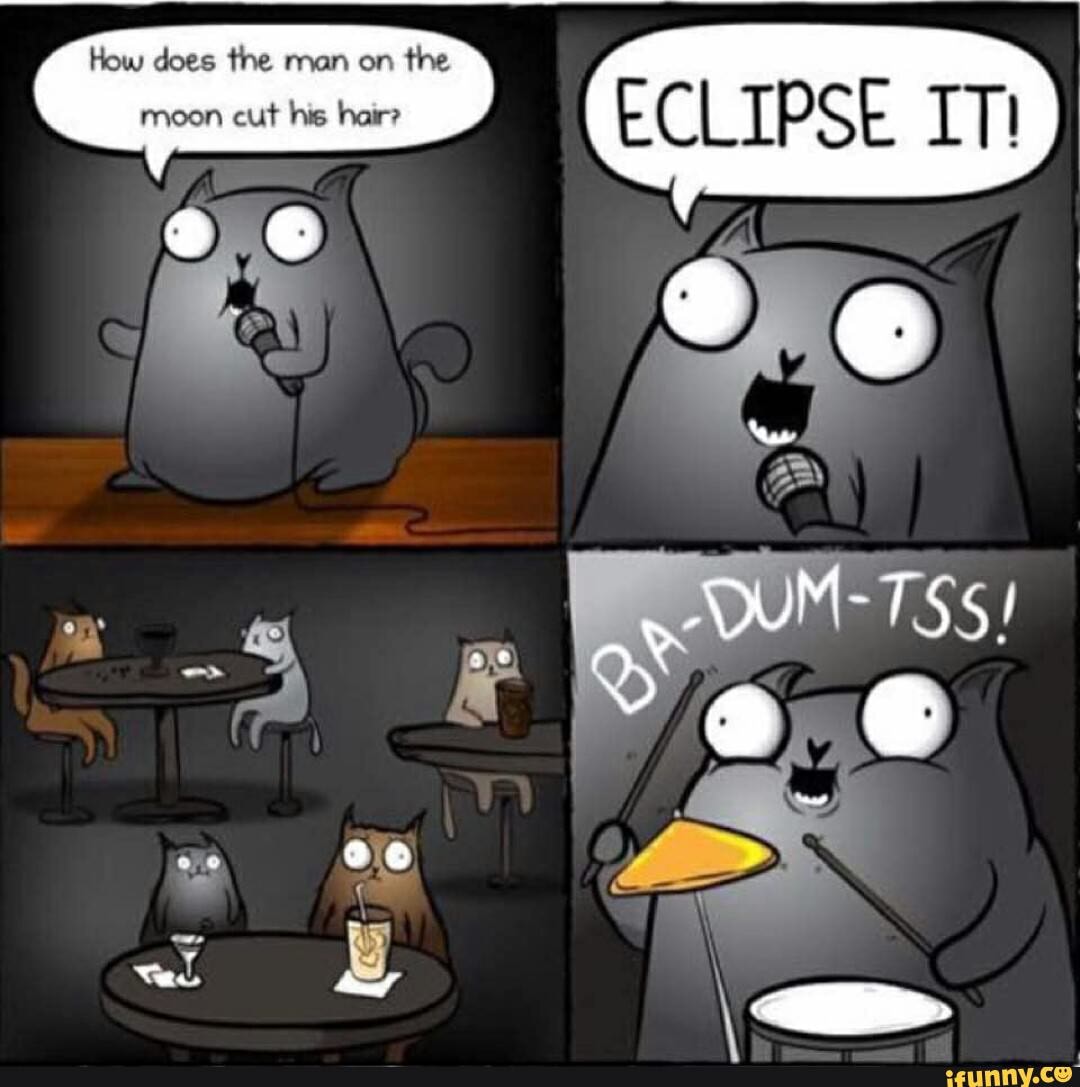 How Does The Moon Cut Its Hair? 