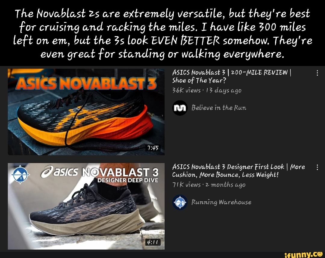 ASICS Novablast 3, 200-MILE REVIEW