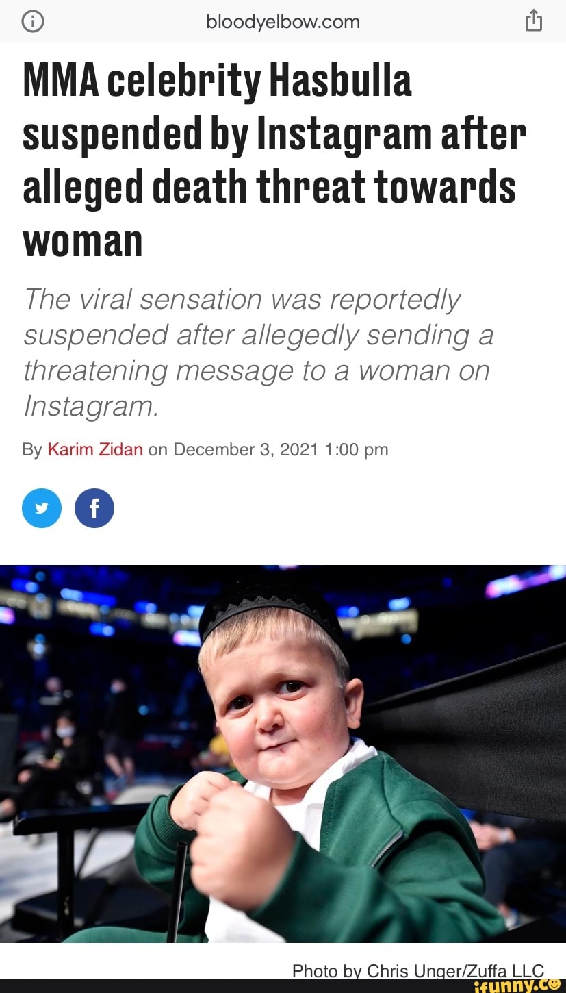 @ th MMA celebrity Hasbulla suspended by Instagram after alleged death ...