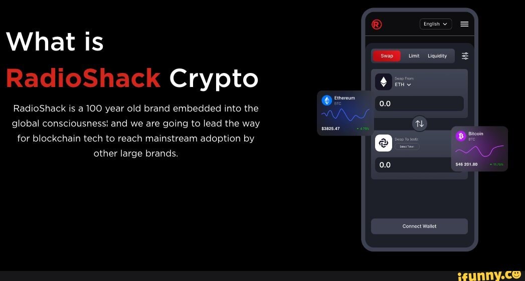 What is Crypto RadioShack is a 100 year old brand embedded into the