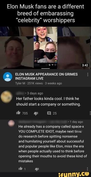 Elon Musk fans are a different breed of embarassing 