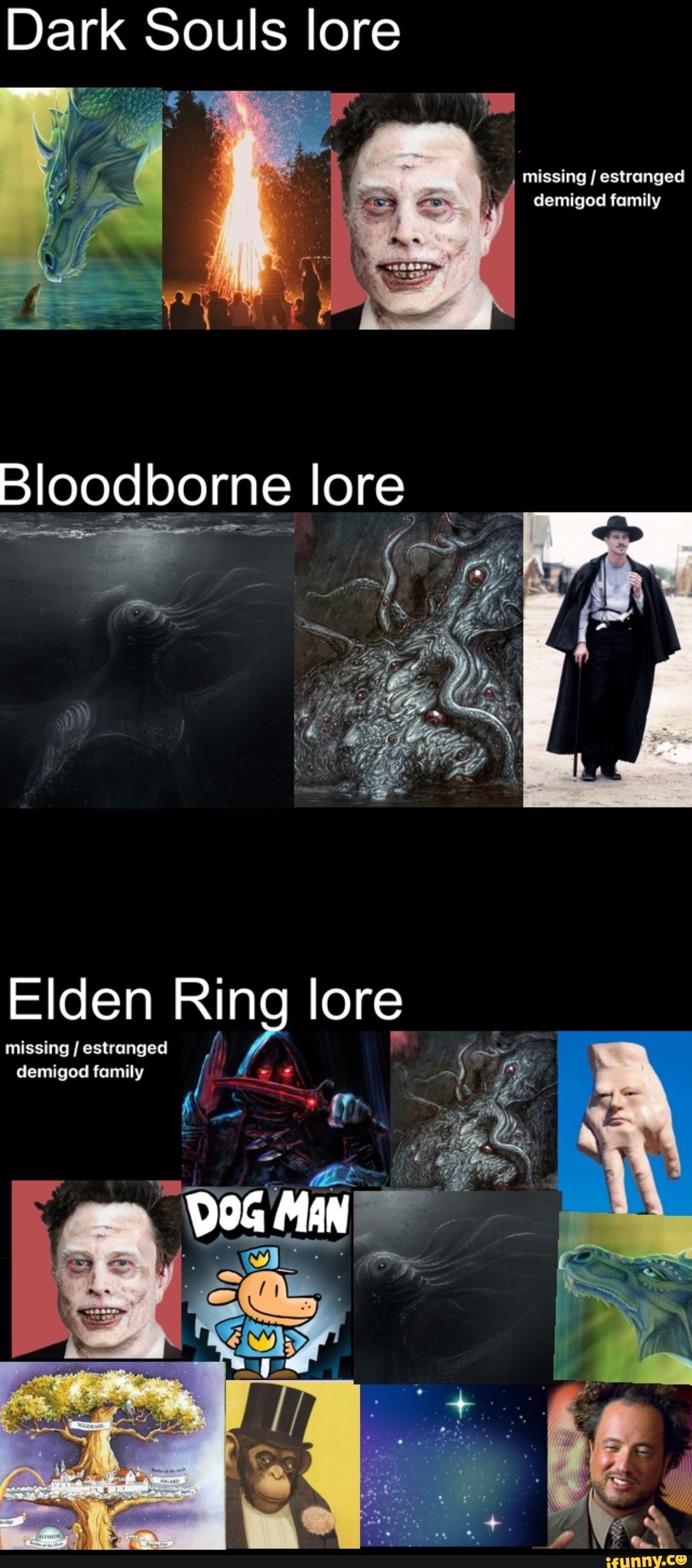 Dark Souls lore missing estranged demigod family lore Elden Ring lore