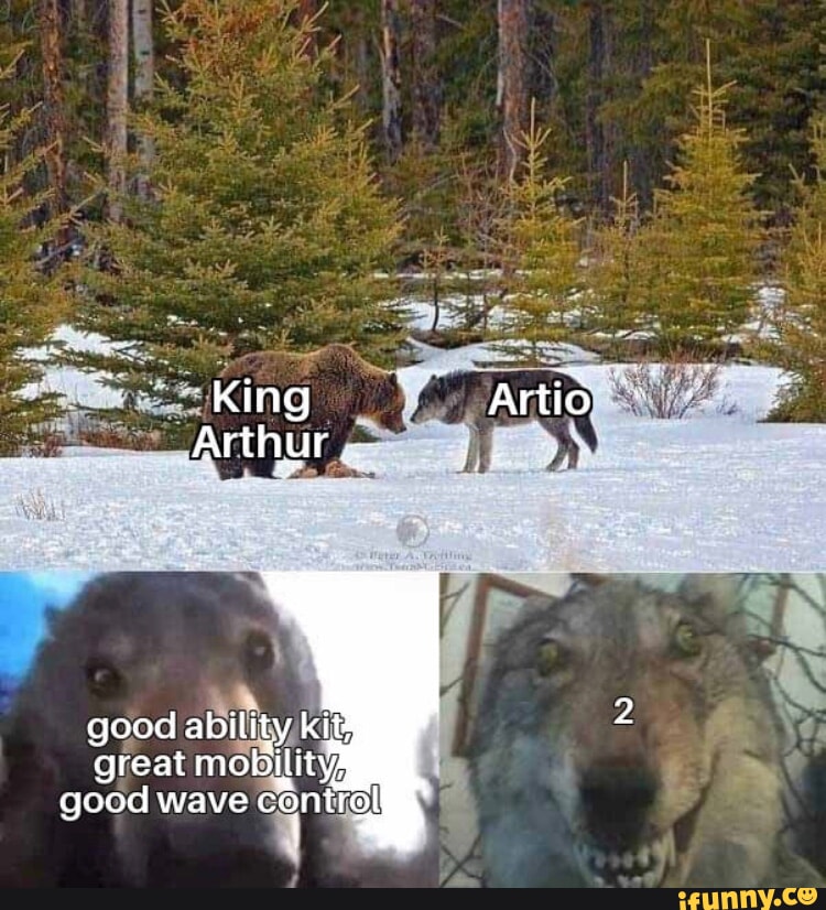 King Arthur good ability kit great mobility good wave control iFunny