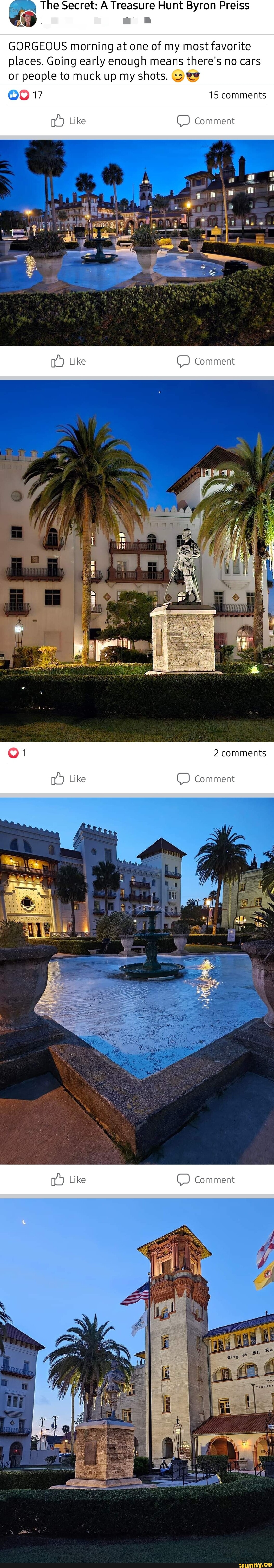 The Secret Treasure Hunt Byron Preiss morning at one of my