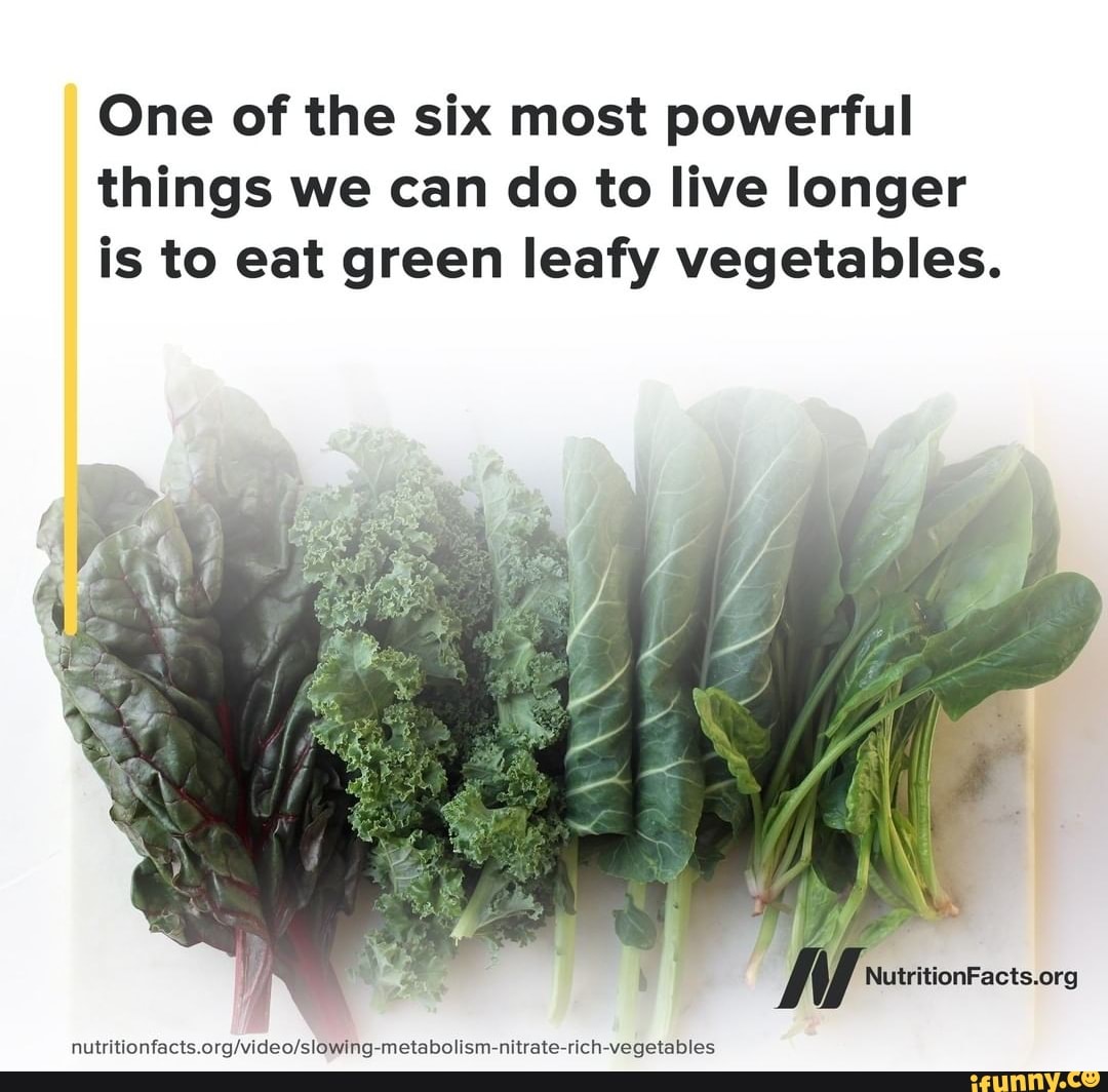 One of the six most powerful things we can do to live longer is to eat