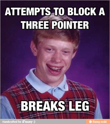 ATTEMPTS,TO BLOCK A
THREE POINTER