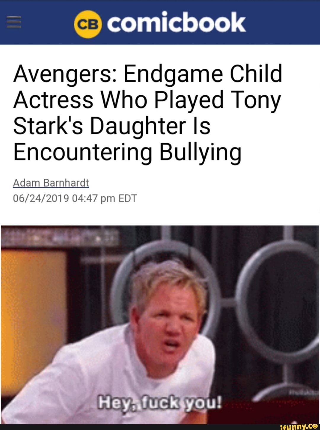 Avengers: Endgame Child Actress Who Played Tony Stark's Daughter Is