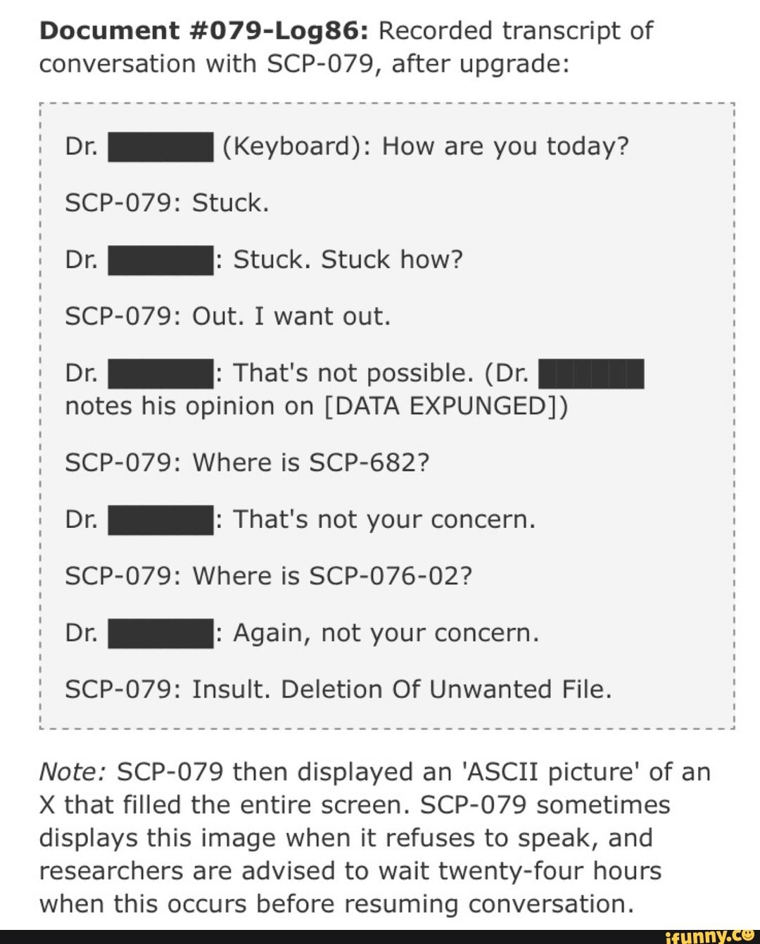 top 16 questions to ask scp 079 : r/SCP