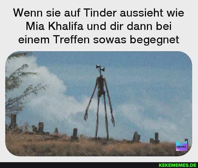 Wenn sie auf Tinder aussieht wie
Mia Khalifa und dir dann bei einem Treffen sowas begegnet