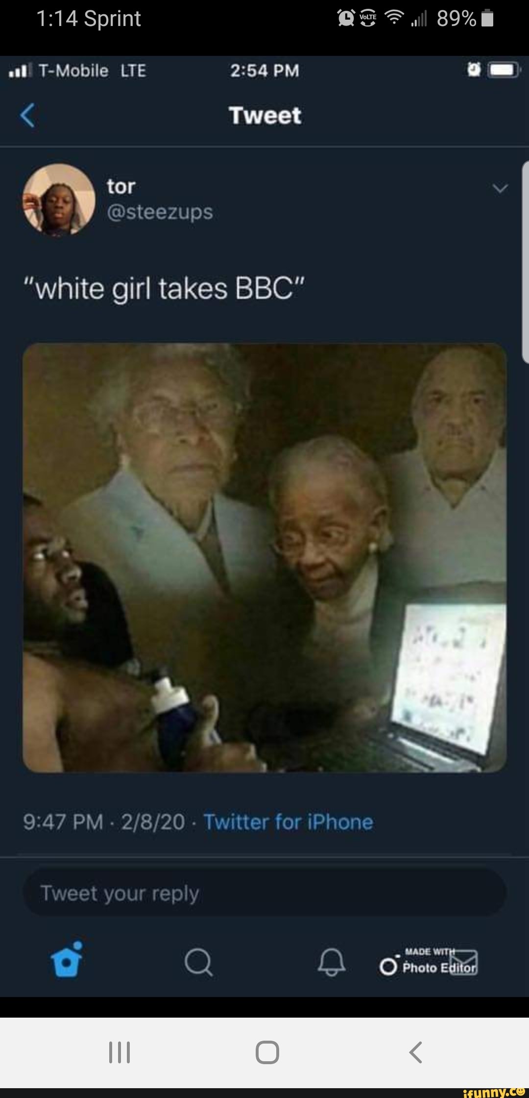 Bbc in white girl