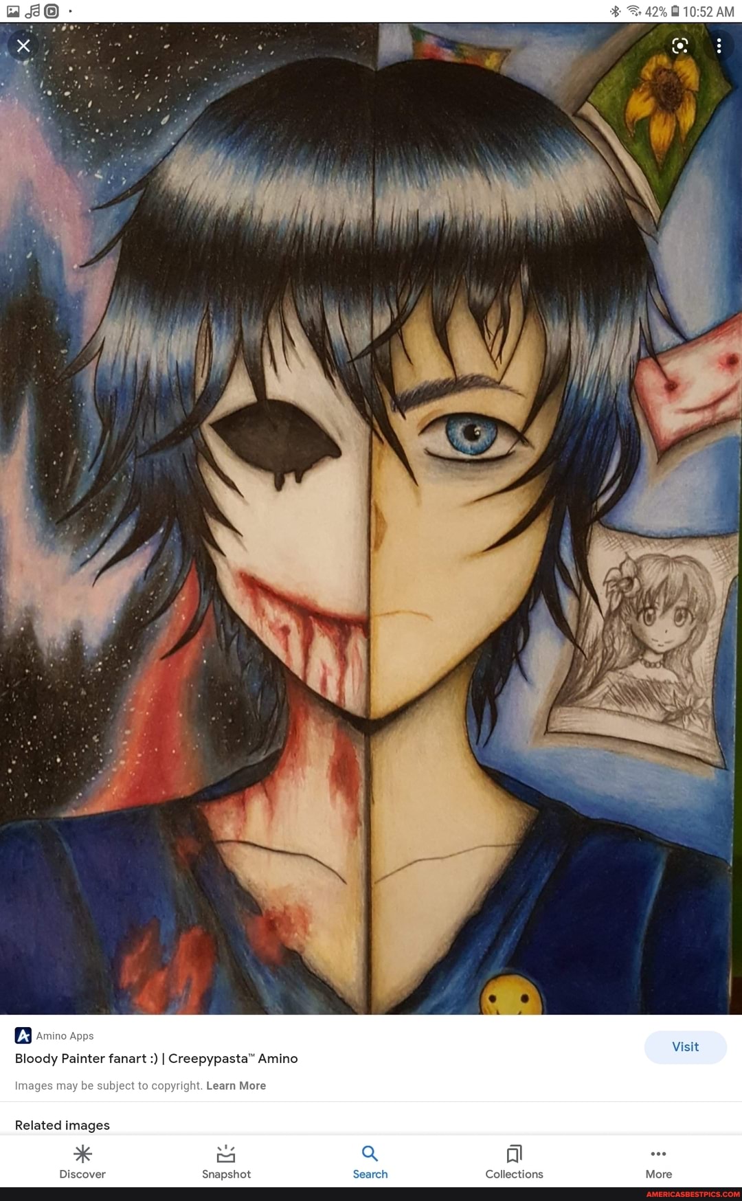 Amino App AM Bloody Painter Fanart I Creepypasta Amino Images May Be   Ccf4ea2339c2cc82ce06065d5531440ca08d16df56237953df9a40f1b4e2b136 1 