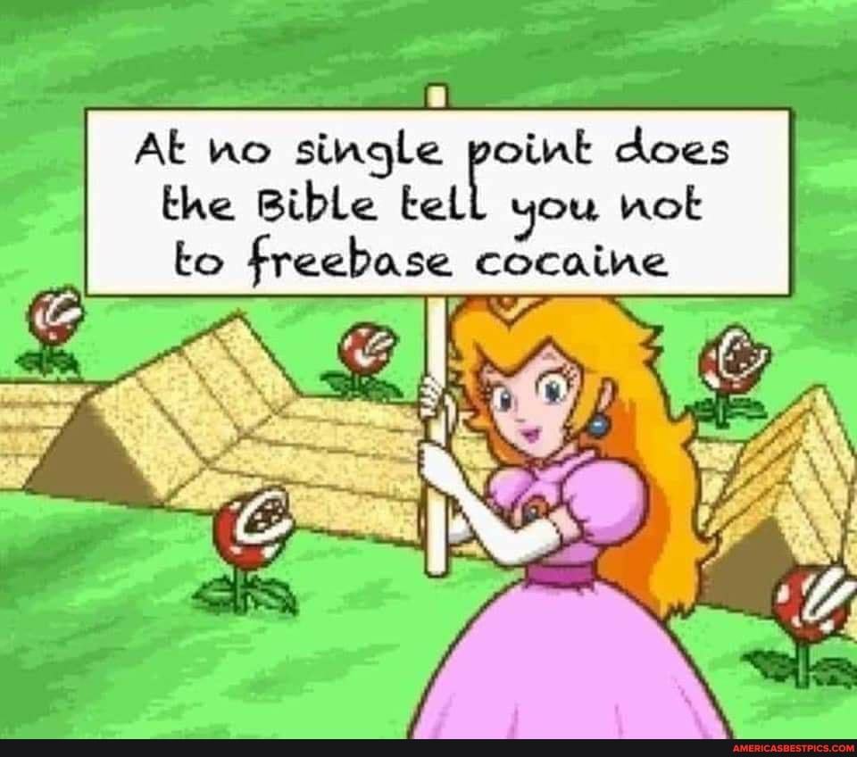 Ak ho single point does the Bible tel you not to freebase cocaine