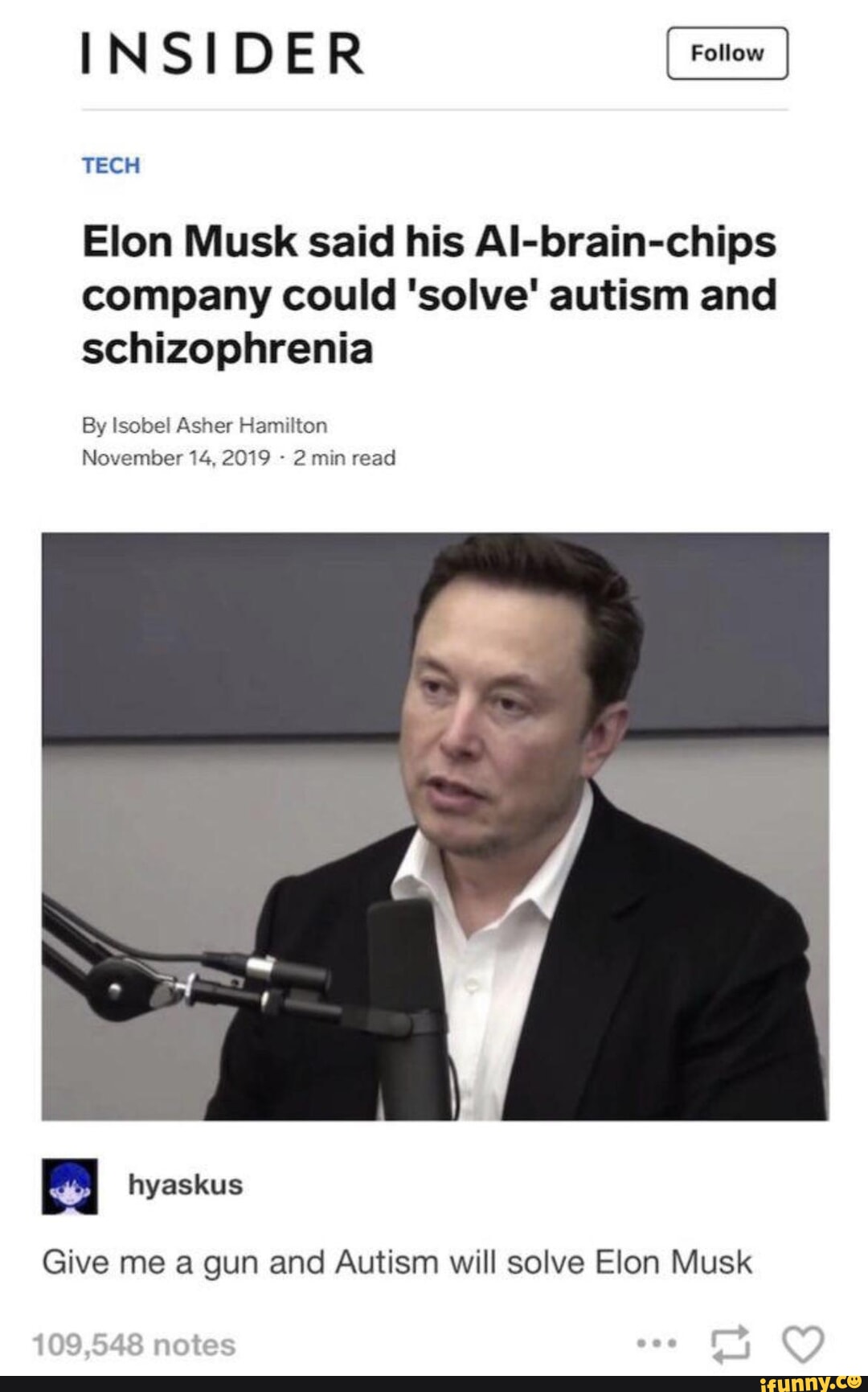 Autism Rule - INSIDER TECH Elon Musk Said His Al-brain-chips Company ...