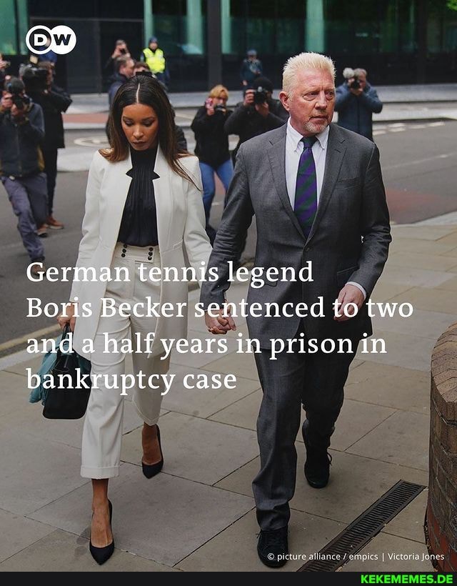German tennis legend Boris Becker sentenced to two and a half years in prison in