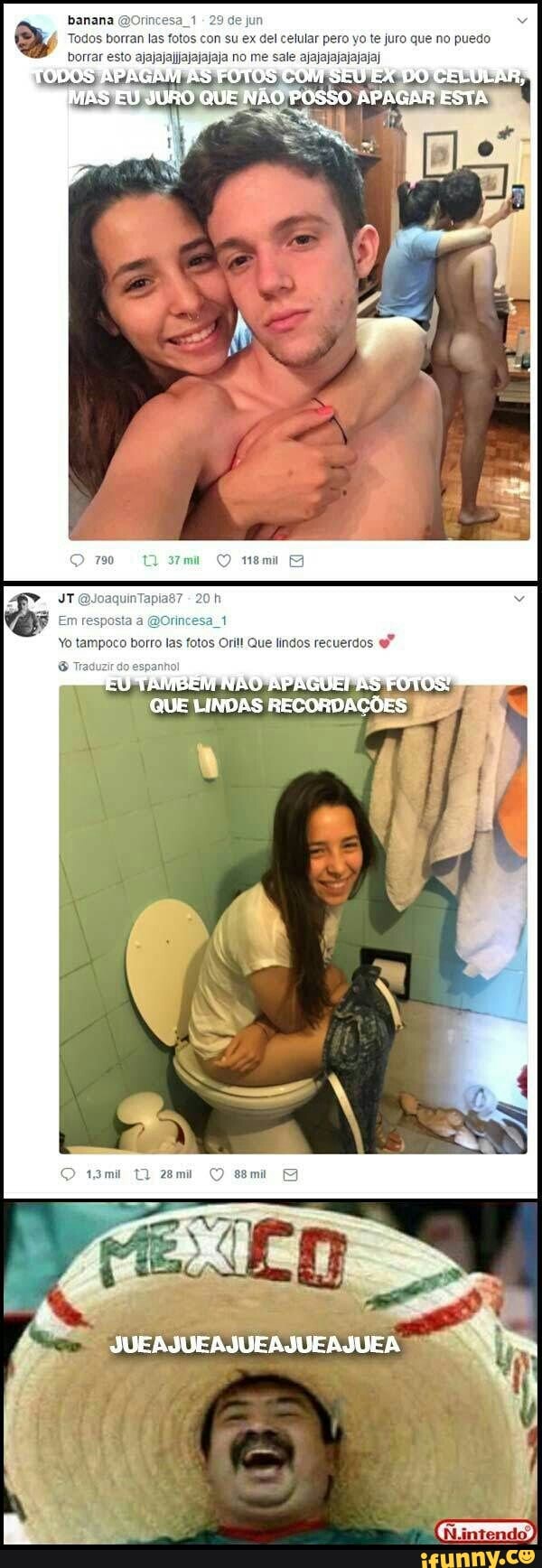 banana GOrfincesa 1:29 de jun Todos borran las fotos con su ex del celular pero yo te juro que no puedo
borrar esto ajajajaiijajajajaja no me sale ajajajajajajajaj
LUSA AW