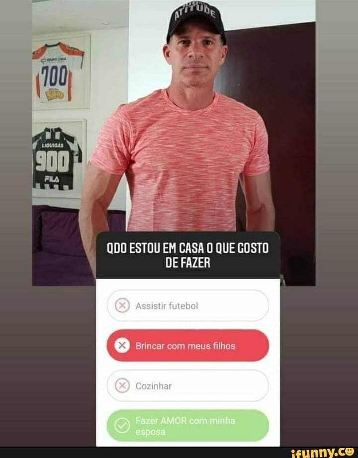 DO ESTOU EM CASA O QUE GOSTO DE FAZER
Brincar com meus filhos.