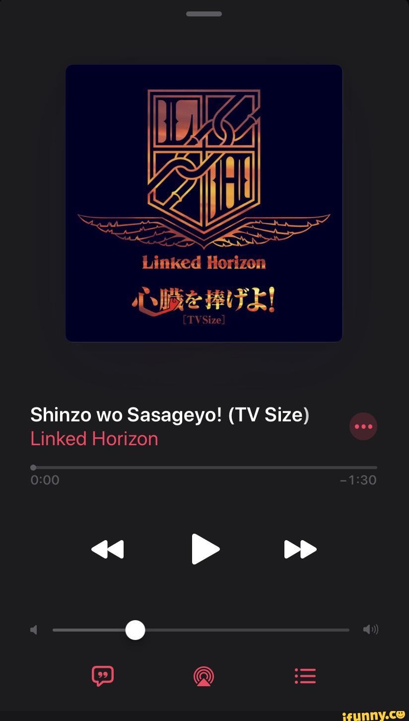 Linked Horizon Shinzo Wo Sasageyo Tv Size Linked Horizon