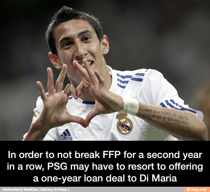 In order to not break FFP for a second year
in a row, PSG may have to resort to offering
a one-year loan deal to Di Maria - In order to not break FFP for a second year in a row, PSG may have to resort to offering a one-year loan deal to Di Maria