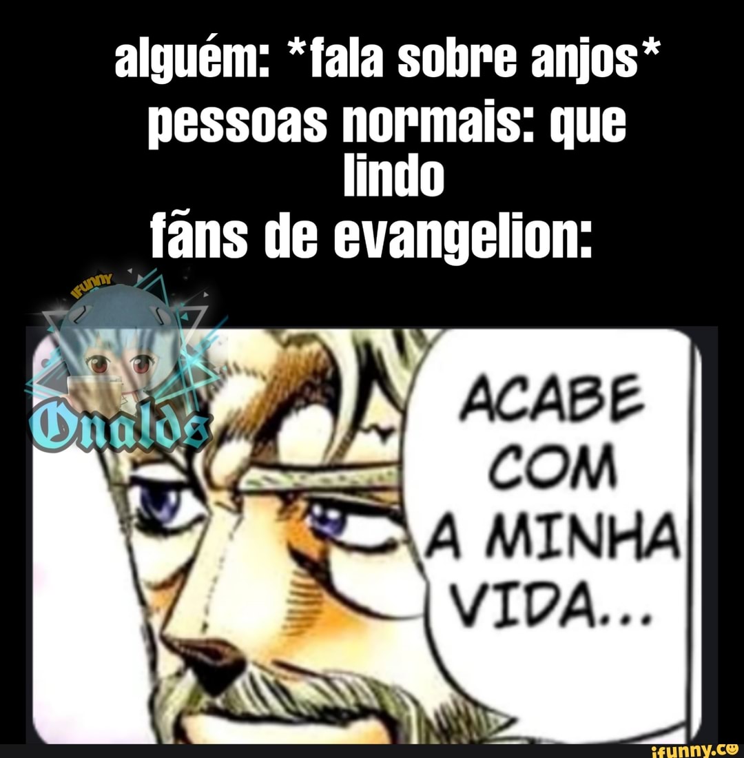 Anjos retratados em Anjos em animes e filmes Evangelion normais - iFunny  Brazil