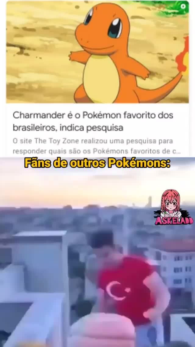 Charmander é o Pokémon favorito dos brasileiros, indica pesquisa