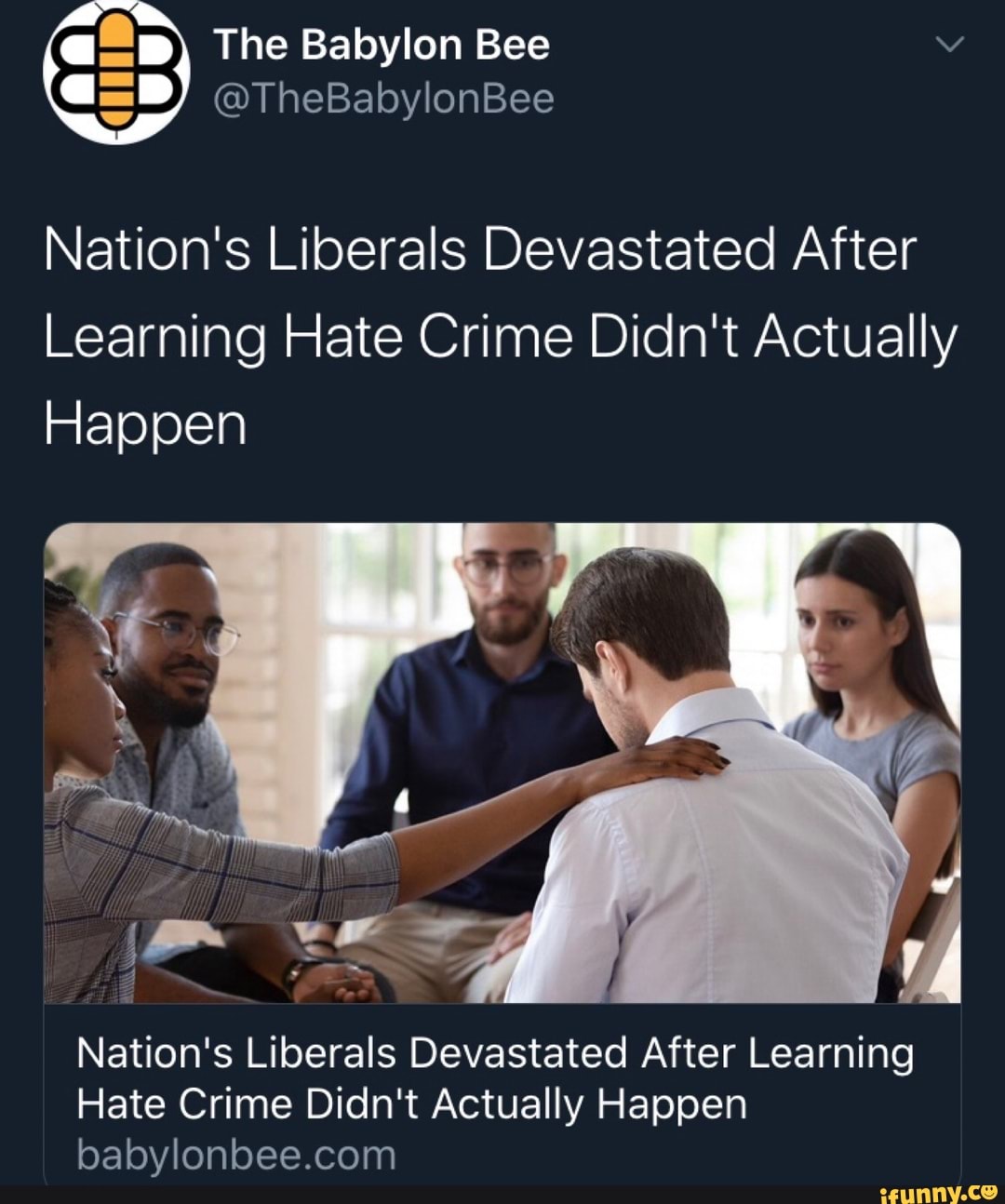 Nation's Liberals Devastated After Learning Hate Crime Didn't Actually ...