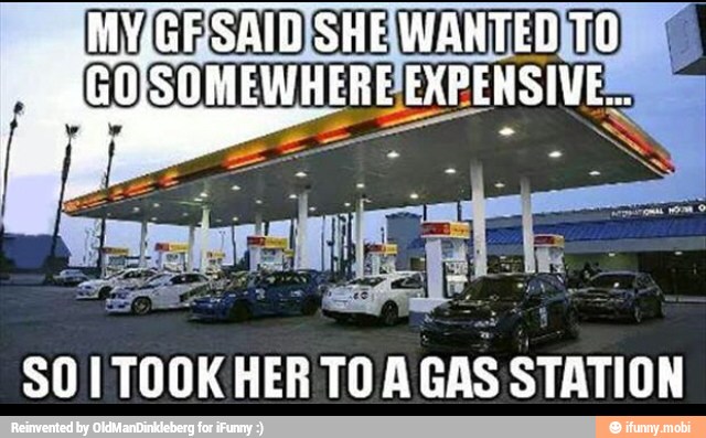 SO ITOOK HER TO A
GAS STATION