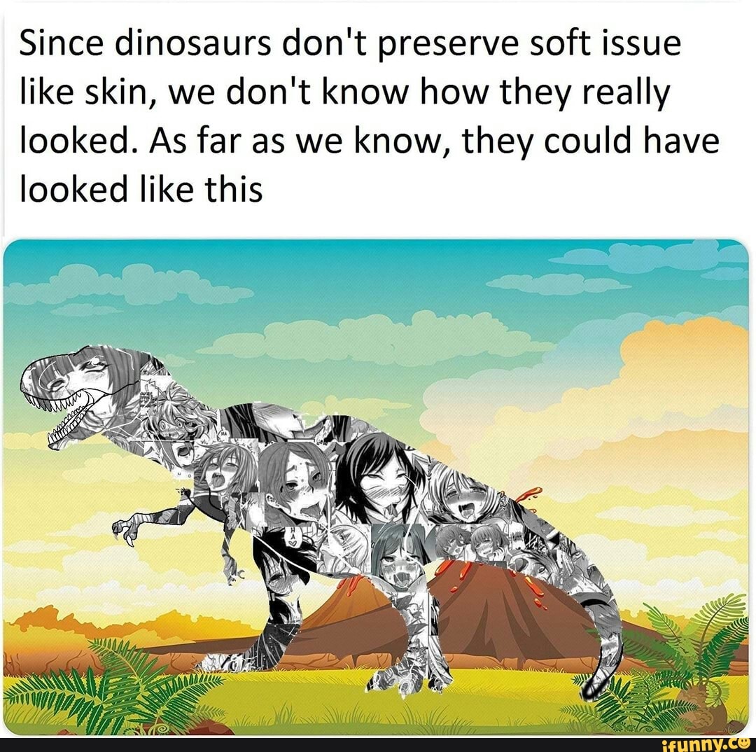 Since dinosaurs don't preserve soft issue like skin, we don't know how