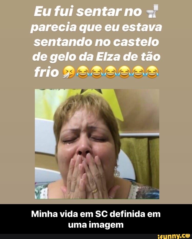 Minha vida em SC definida em
uma imagem - Minha vida em SC definida em uma imagem