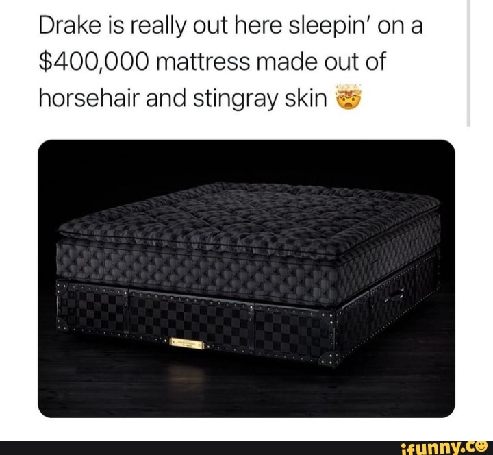 Drake: Netizens Astonished By Rapper's KSh 54m Handmade Swedish Mattress 