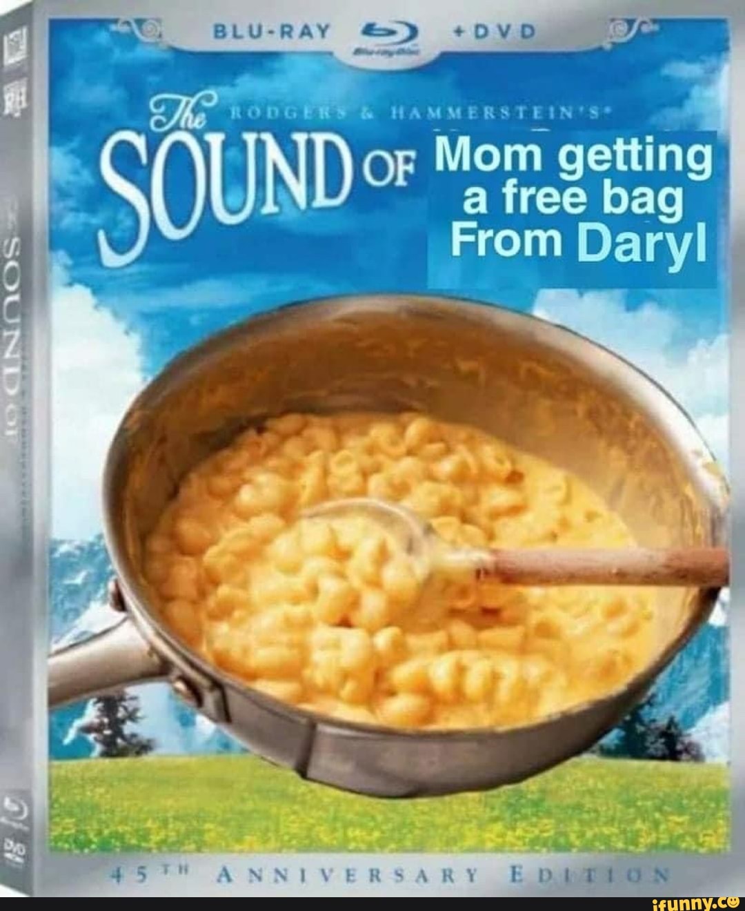 BLU-RAY
AG
DD
Mom getting a free bag
From Daryl
OF
ANNIVERS
\RY