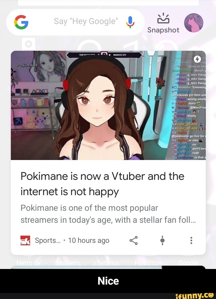 Pokimane is now a Vtuber and the internet is not happy