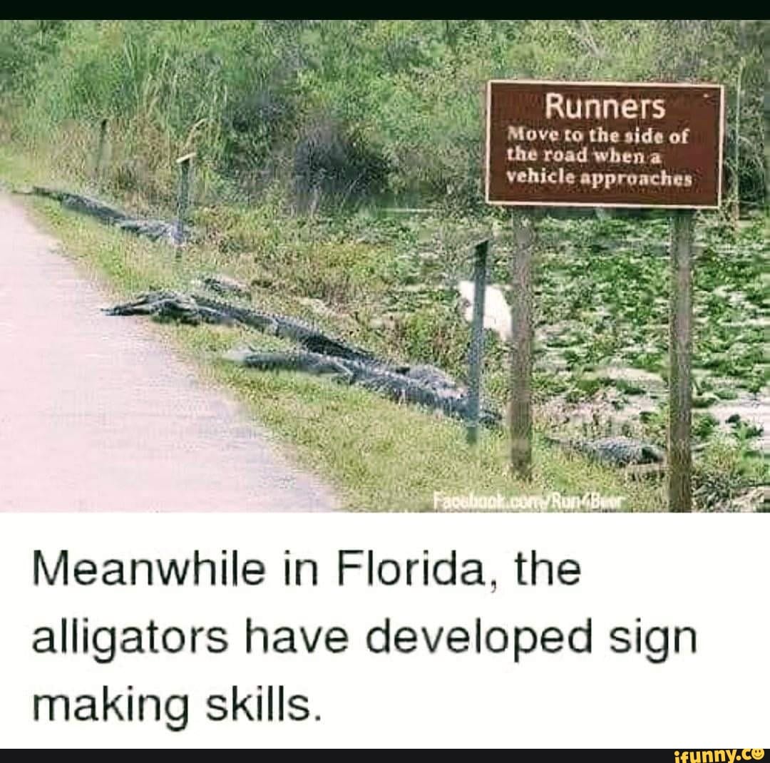 Runners Move to the side of the road when vehicle approaches Meanwhile