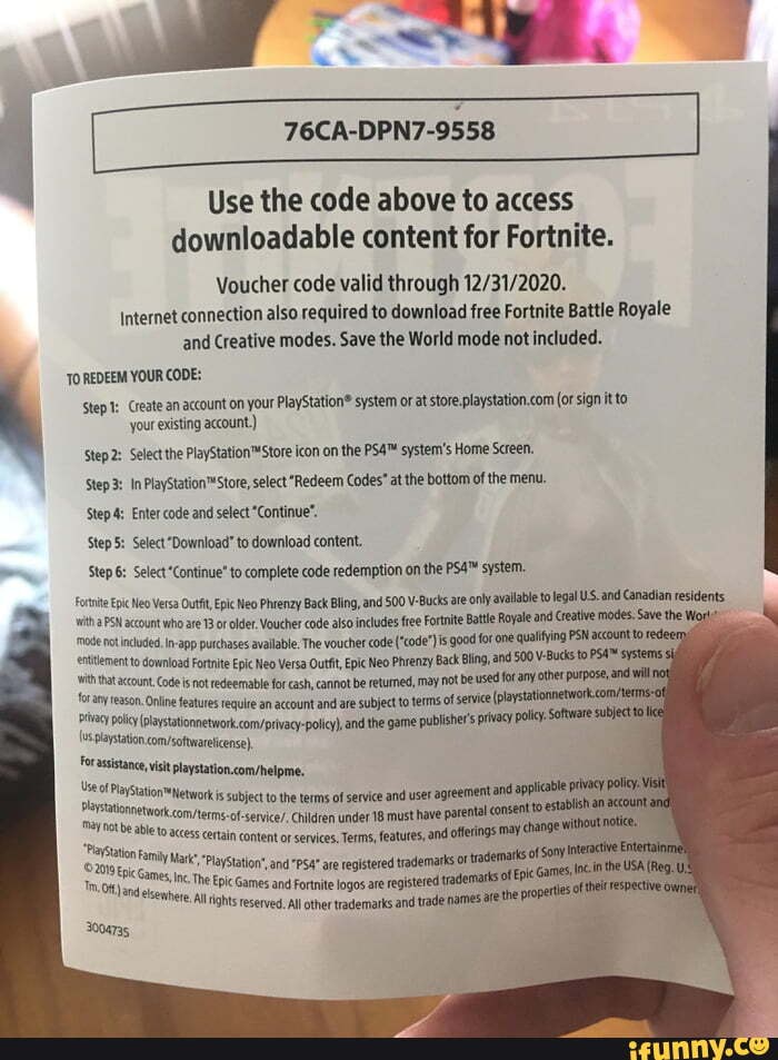fortnite how to redeem codes