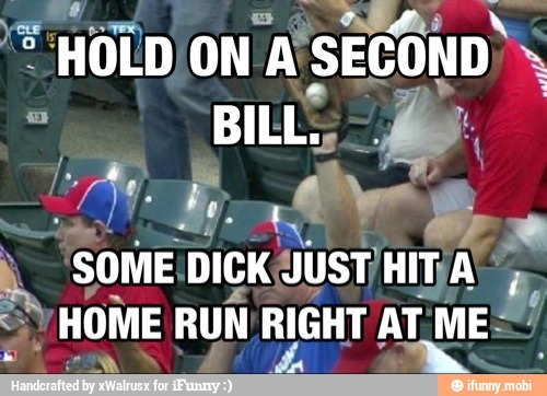 3
h SOME. DICK JUST) HIT; A
y
HOME RUN RIGHT AT. MES